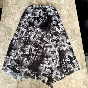 Romwe Goth Butterfly Mesh Skirt- Small